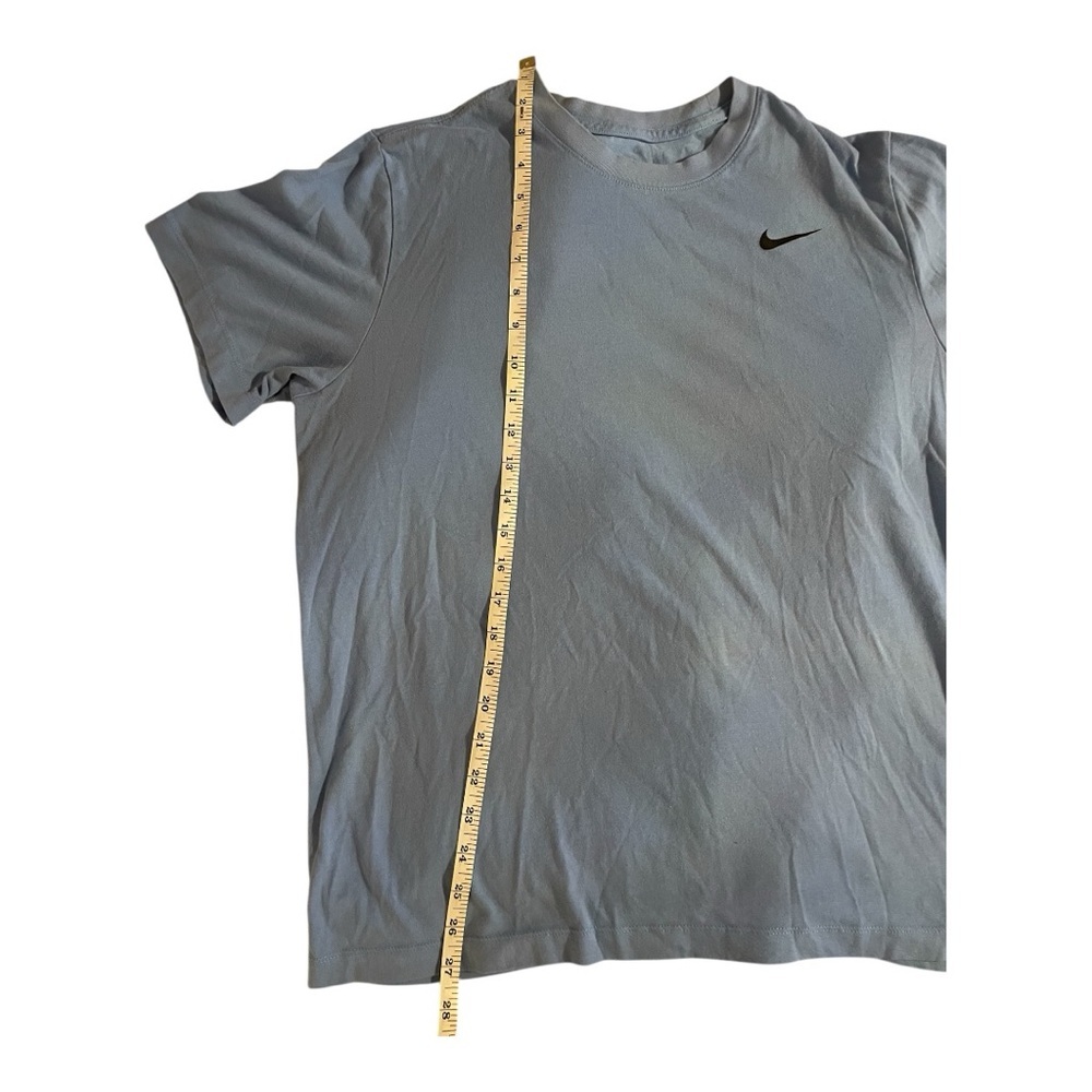 Nike Blue Short Sleeve Tee for Casual Comfort - Picture 5 of 6